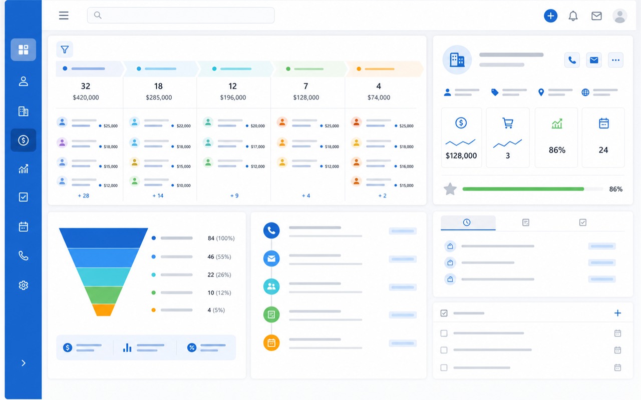 Giao diện CDS CRM